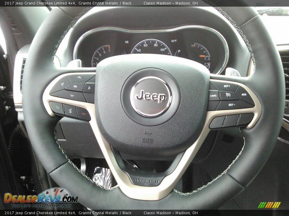 2017 Jeep Grand Cherokee Limited 4x4 Granite Crystal Metallic / Black Photo #9