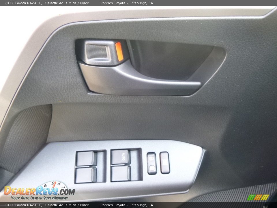2017 Toyota RAV4 LE Galactic Aqua Mica / Black Photo #9