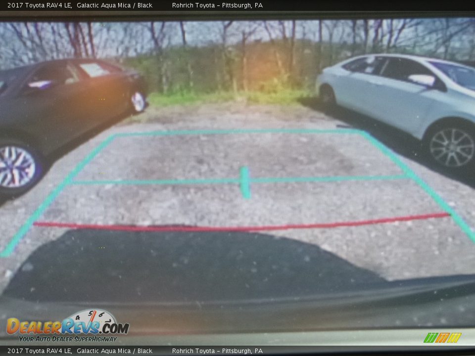 2017 Toyota RAV4 LE Galactic Aqua Mica / Black Photo #12