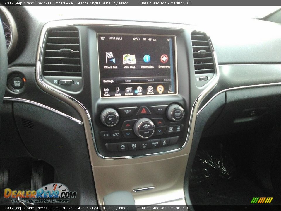 2017 Jeep Grand Cherokee Limited 4x4 Granite Crystal Metallic / Black Photo #15