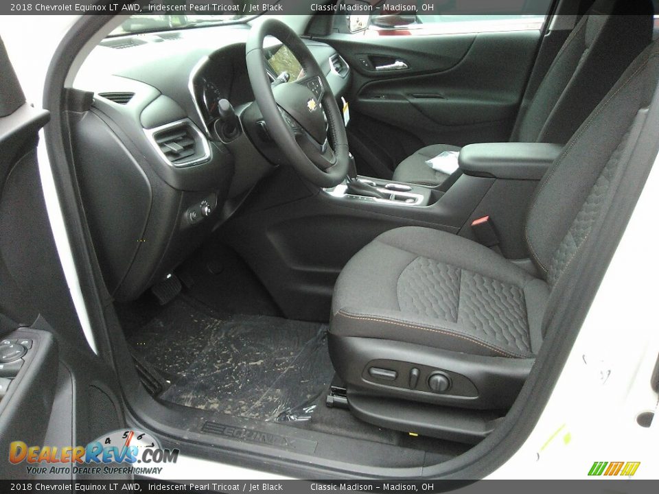 Jet Black Interior - 2018 Chevrolet Equinox LT AWD Photo #4