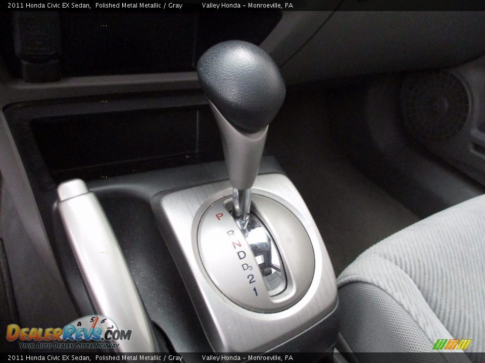 2011 Honda Civic EX Sedan Polished Metal Metallic / Gray Photo #14