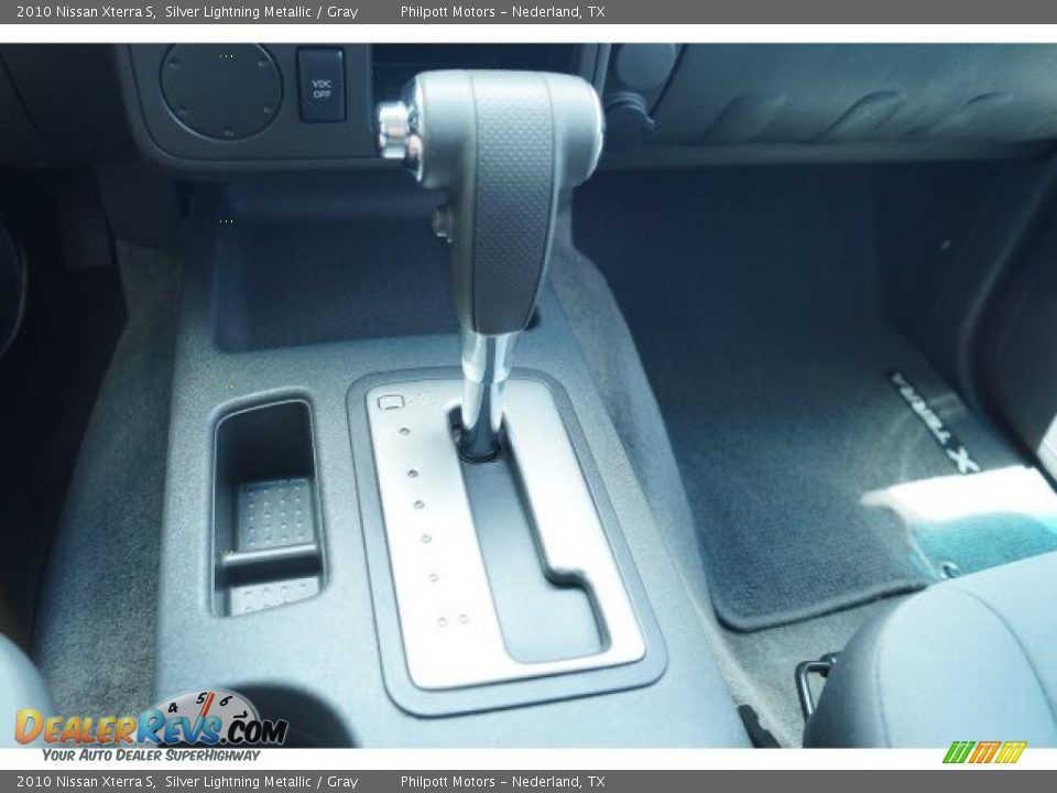 2010 Nissan Xterra S Silver Lightning Metallic / Gray Photo #25