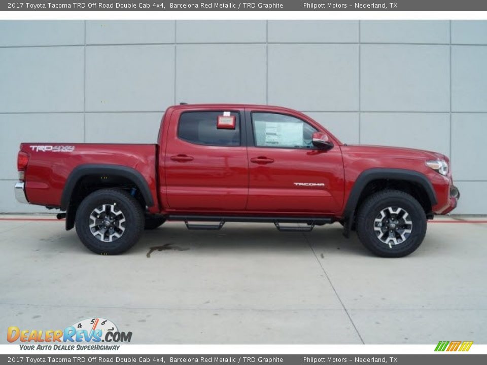 Barcelona Red Metallic 2017 Toyota Tacoma TRD Off Road Double Cab 4x4 Photo #2