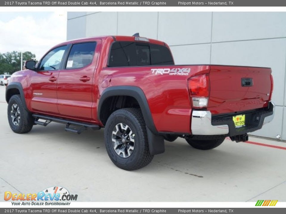 2017 Toyota Tacoma TRD Off Road Double Cab 4x4 Barcelona Red Metallic / TRD Graphite Photo #15