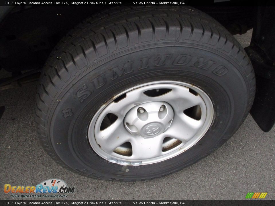 2012 Toyota Tacoma Access Cab 4x4 Magnetic Gray Mica / Graphite Photo #3