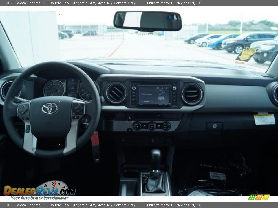 2017 Toyota Tacoma SR5 Double Cab Magnetic Gray Metallic / Cement Gray Photo #5