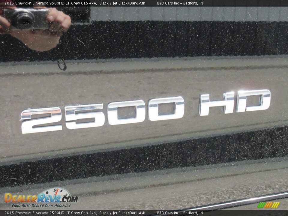 2015 Chevrolet Silverado 2500HD LT Crew Cab 4x4 Black / Jet Black/Dark Ash Photo #14