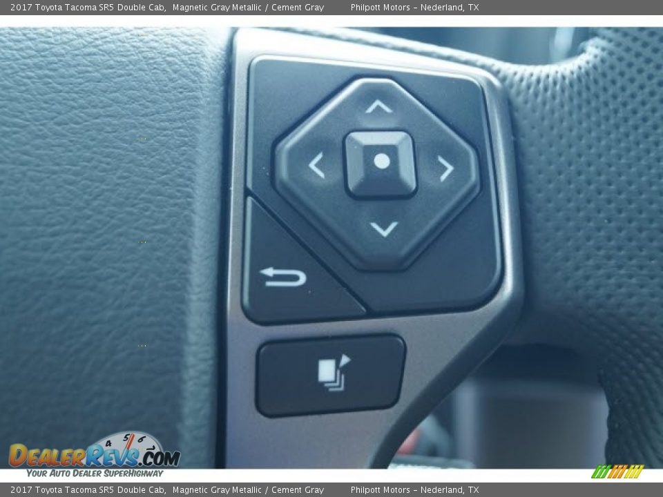 2017 Toyota Tacoma SR5 Double Cab Magnetic Gray Metallic / Cement Gray Photo #11