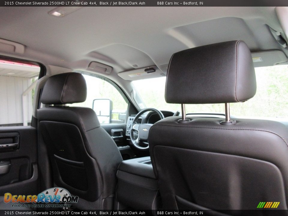 2015 Chevrolet Silverado 2500HD LT Crew Cab 4x4 Black / Jet Black/Dark Ash Photo #17