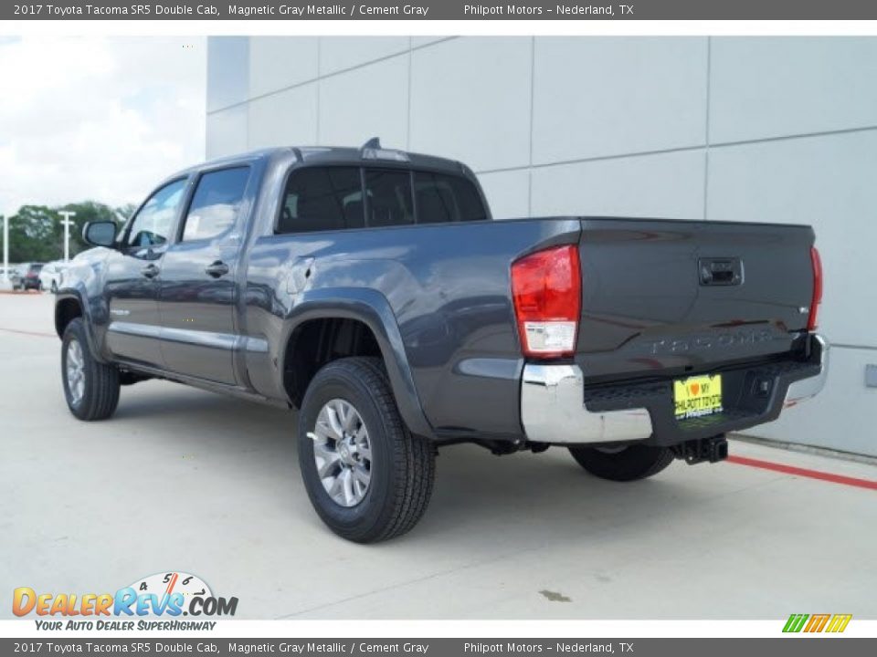 2017 Toyota Tacoma SR5 Double Cab Magnetic Gray Metallic / Cement Gray Photo #15