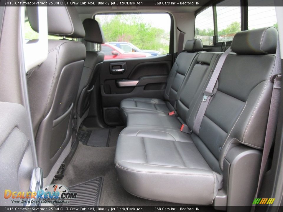 Rear Seat of 2015 Chevrolet Silverado 2500HD LT Crew Cab 4x4 Photo #20