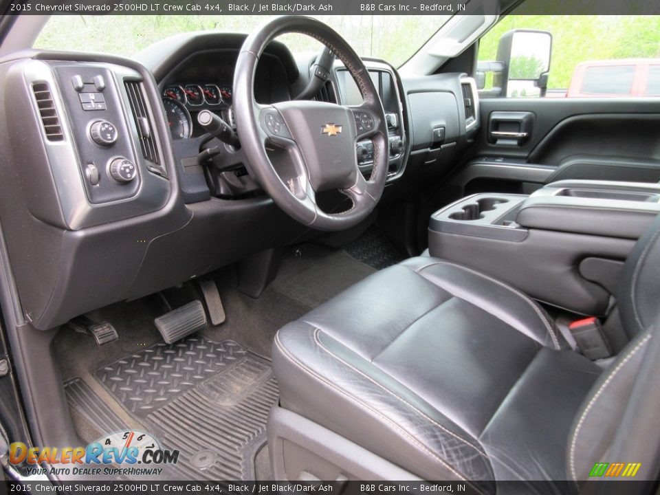 Jet Black/Dark Ash Interior - 2015 Chevrolet Silverado 2500HD LT Crew Cab 4x4 Photo #30