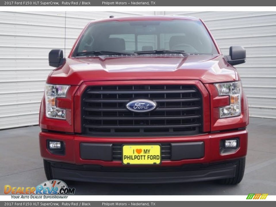 2017 Ford F150 XLT SuperCrew Ruby Red / Black Photo #2