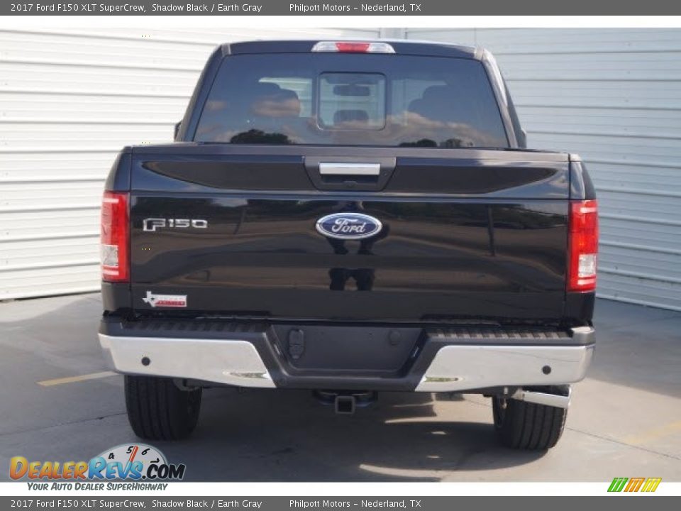 2017 Ford F150 XLT SuperCrew Shadow Black / Earth Gray Photo #5