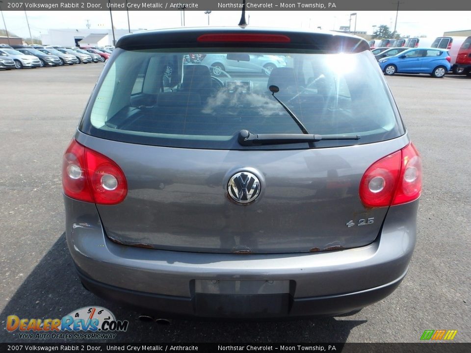 2007 Volkswagen Rabbit 2 Door United Grey Metallic / Anthracite Photo #3