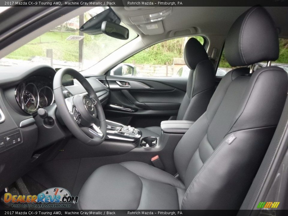 Black Interior - 2017 Mazda CX-9 Touring AWD Photo #6