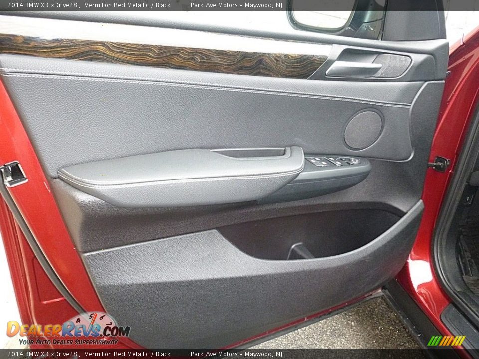 2014 BMW X3 xDrive28i Vermilion Red Metallic / Black Photo #10