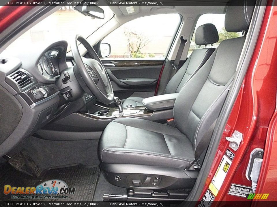 2014 BMW X3 xDrive28i Vermilion Red Metallic / Black Photo #13
