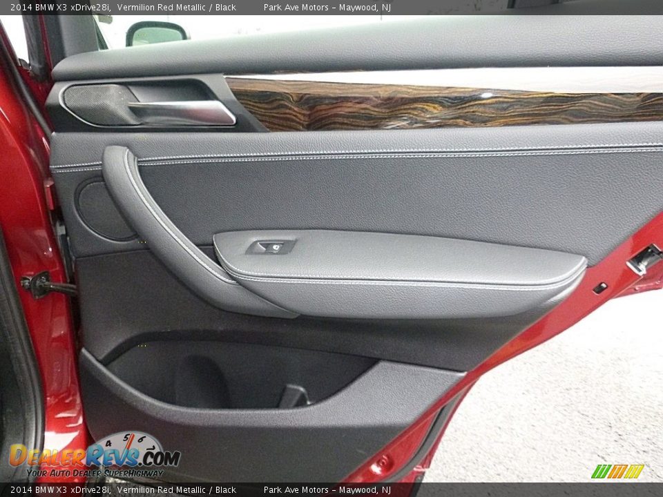 2014 BMW X3 xDrive28i Vermilion Red Metallic / Black Photo #22