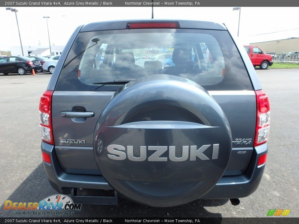 2007 Suzuki Grand Vitara 4x4 Azure Grey Metallic / Black Photo #3