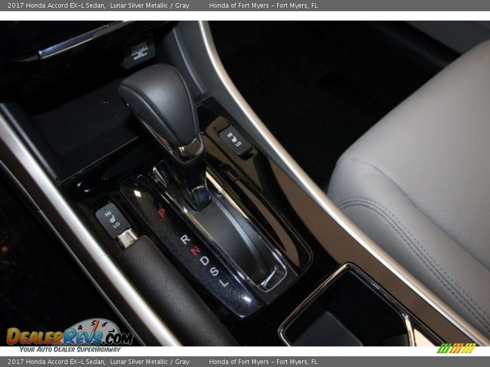 2017 Honda Accord EX-L Sedan Lunar Silver Metallic / Gray Photo #23