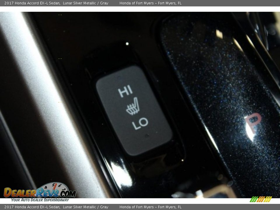 2017 Honda Accord EX-L Sedan Lunar Silver Metallic / Gray Photo #24