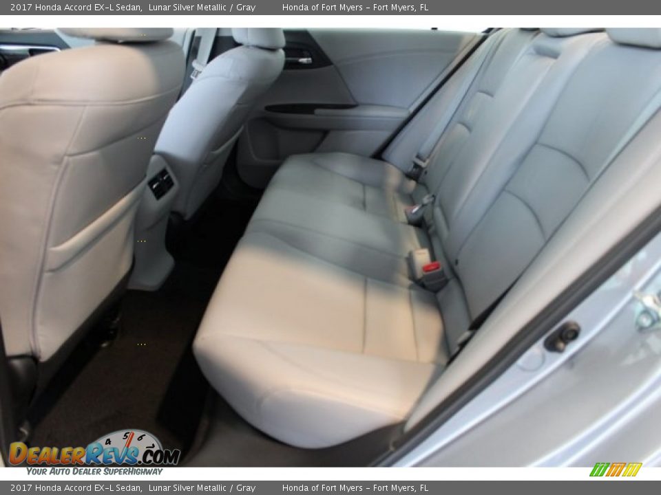 2017 Honda Accord EX-L Sedan Lunar Silver Metallic / Gray Photo #29