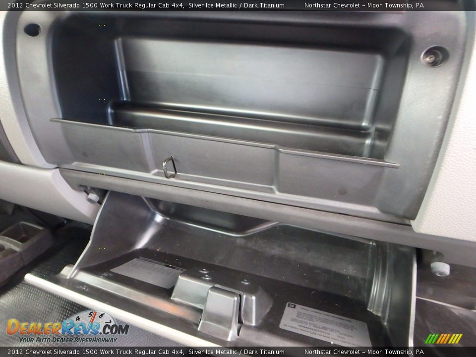 2012 Chevrolet Silverado 1500 Work Truck Regular Cab 4x4 Silver Ice Metallic / Dark Titanium Photo #19