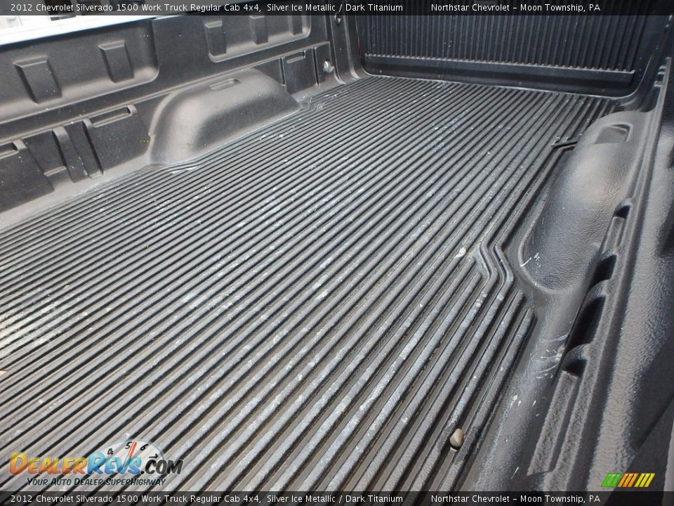 2012 Chevrolet Silverado 1500 Work Truck Regular Cab 4x4 Silver Ice Metallic / Dark Titanium Photo #23