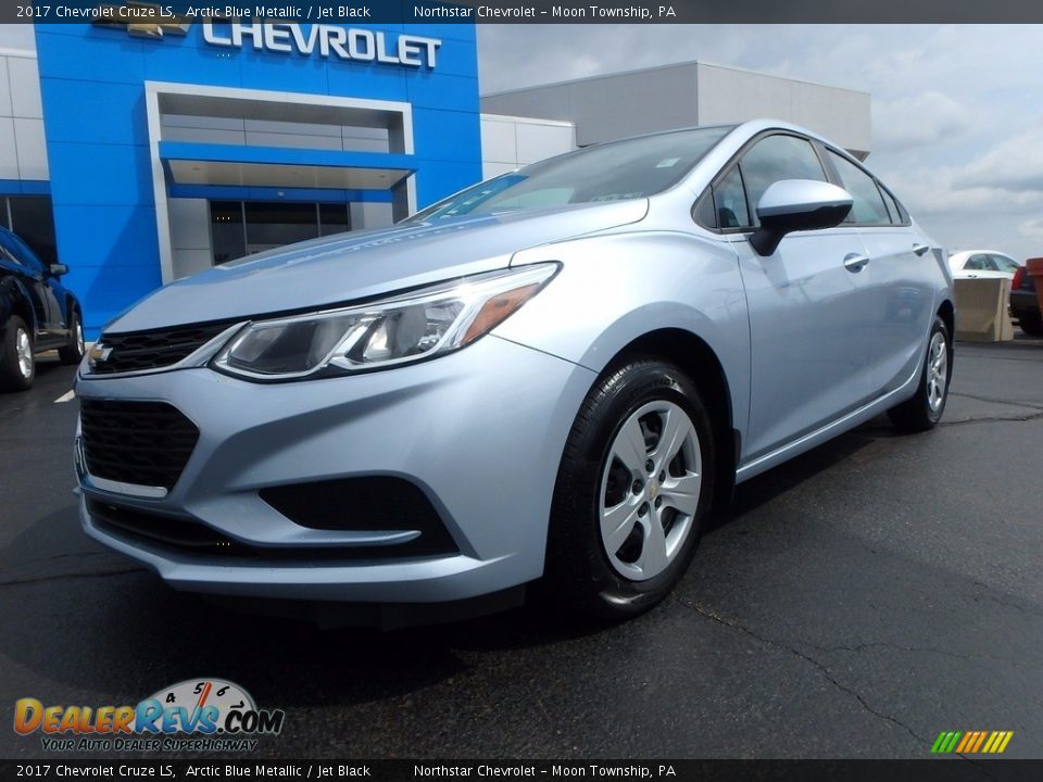 2017 Chevrolet Cruze LS Arctic Blue Metallic / Jet Black Photo #2