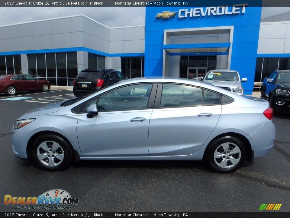 2017 Chevrolet Cruze LS Arctic Blue Metallic / Jet Black Photo #3