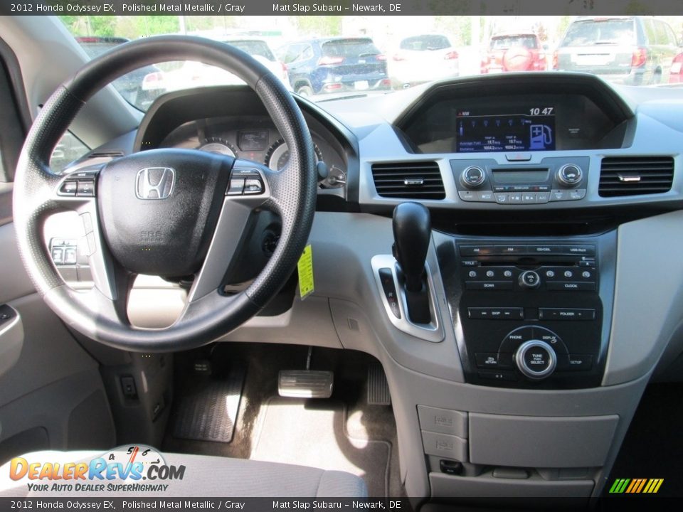 2012 Honda Odyssey EX Polished Metal Metallic / Gray Photo #10