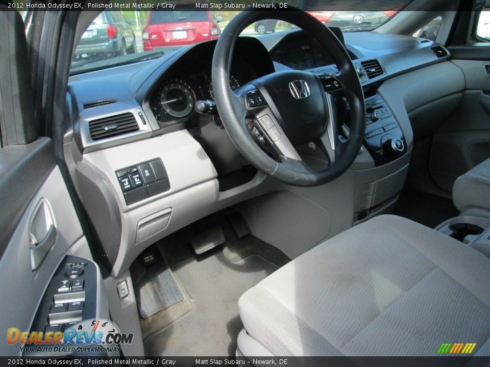 2012 Honda Odyssey EX Polished Metal Metallic / Gray Photo #11