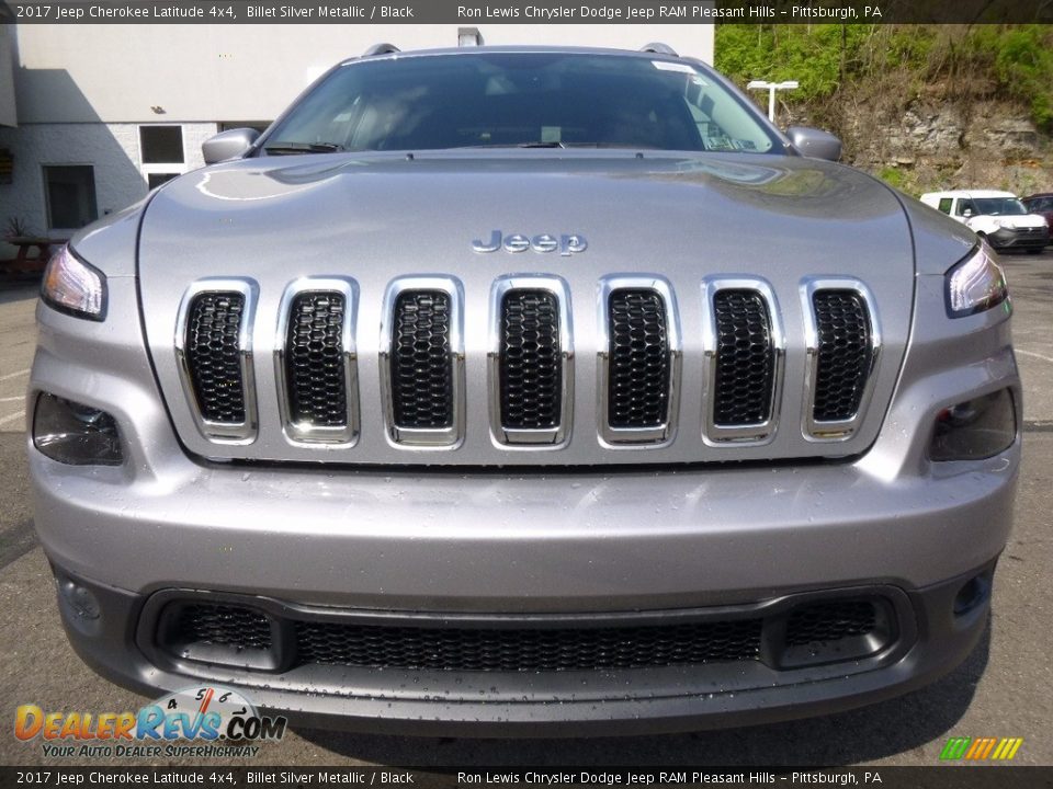 2017 Jeep Cherokee Latitude 4x4 Billet Silver Metallic / Black Photo #9