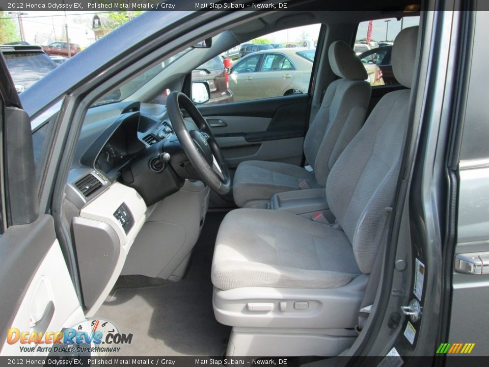 2012 Honda Odyssey EX Polished Metal Metallic / Gray Photo #12