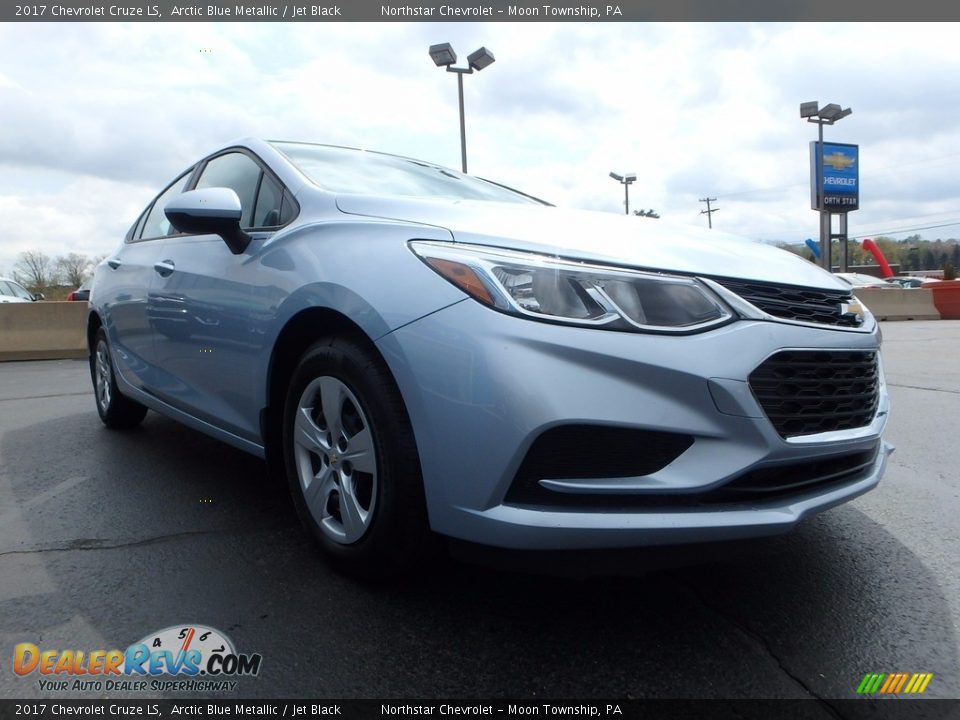 2017 Chevrolet Cruze LS Arctic Blue Metallic / Jet Black Photo #12