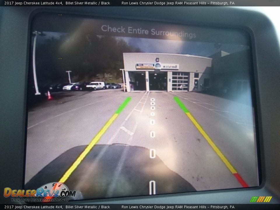 2017 Jeep Cherokee Latitude 4x4 Billet Silver Metallic / Black Photo #19