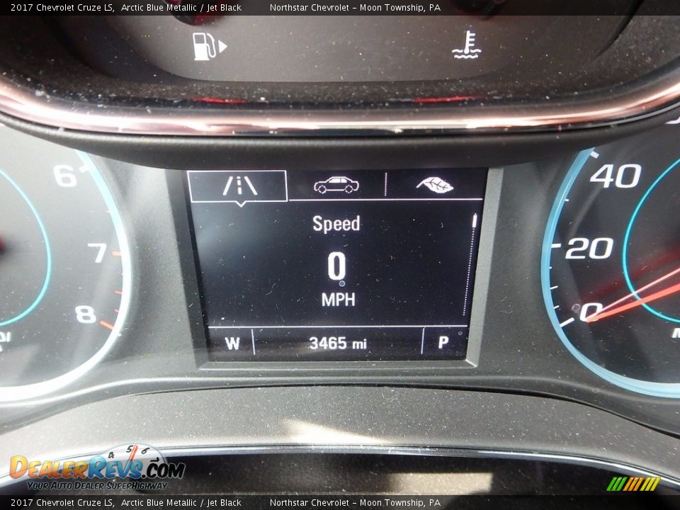 2017 Chevrolet Cruze LS Arctic Blue Metallic / Jet Black Photo #29
