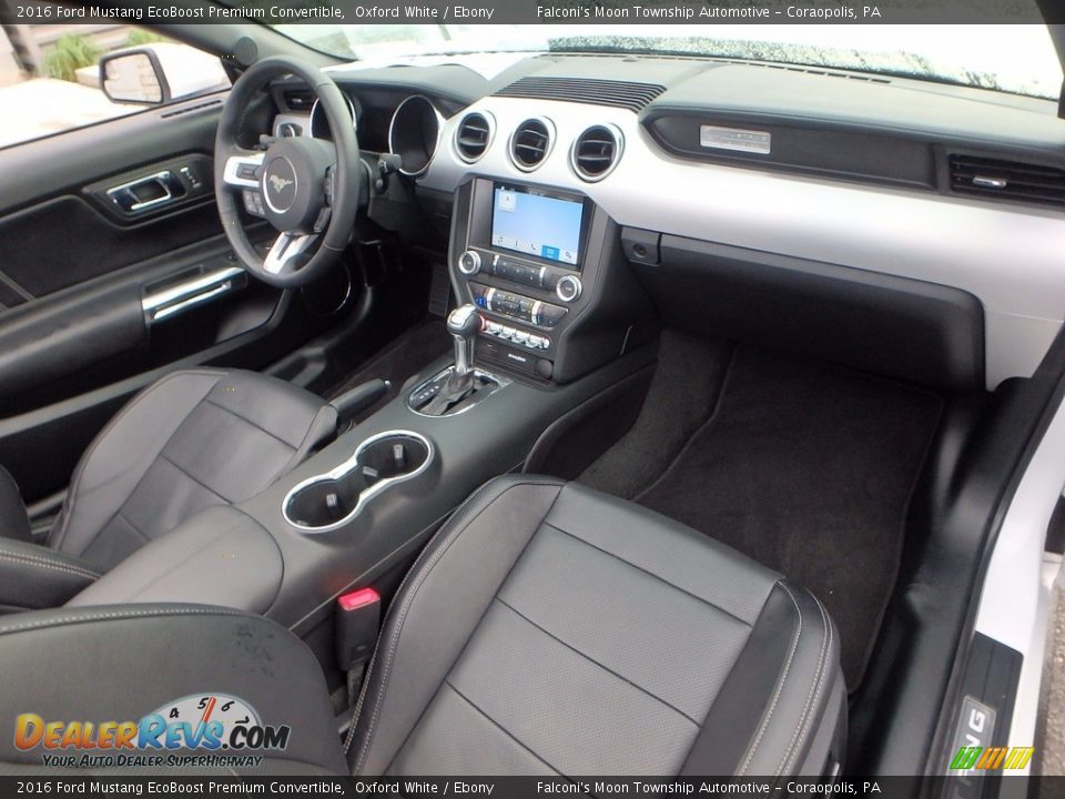 Dashboard of 2016 Ford Mustang EcoBoost Premium Convertible Photo #11