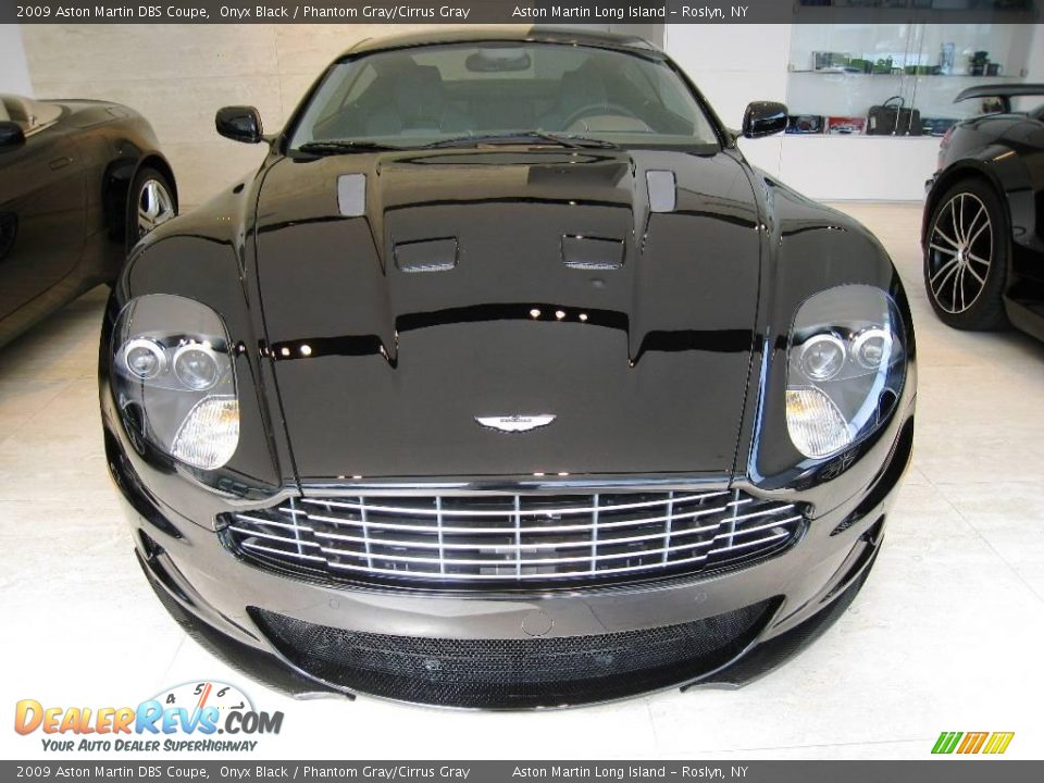 2009 Aston Martin DBS Coupe Onyx Black / Phantom Gray/Cirrus Gray Photo #2