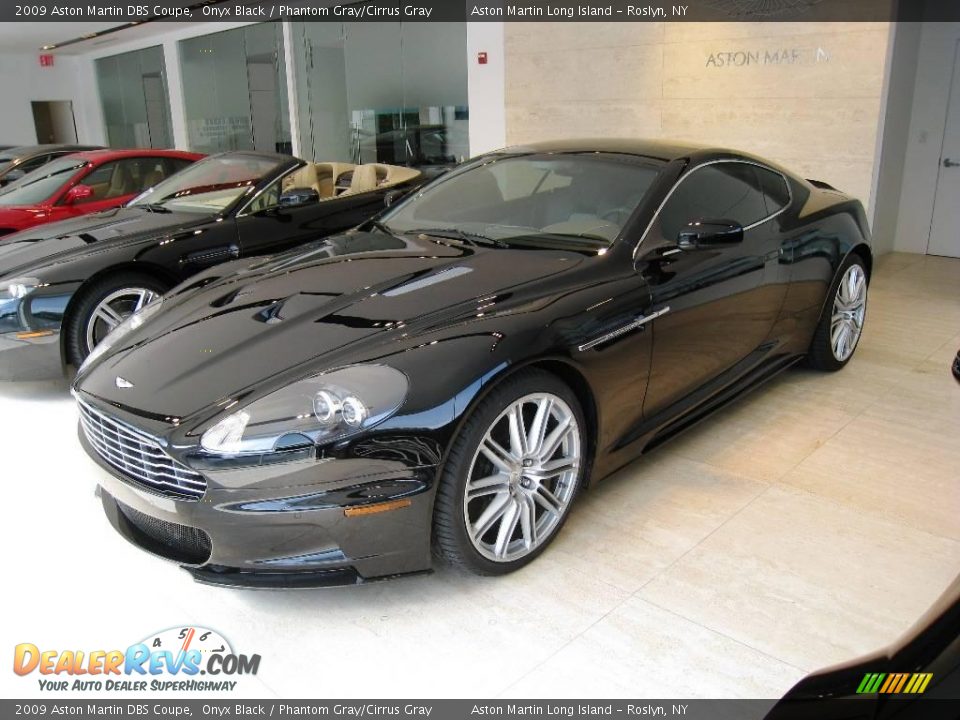 2009 Aston Martin DBS Coupe Onyx Black / Phantom Gray/Cirrus Gray Photo #3