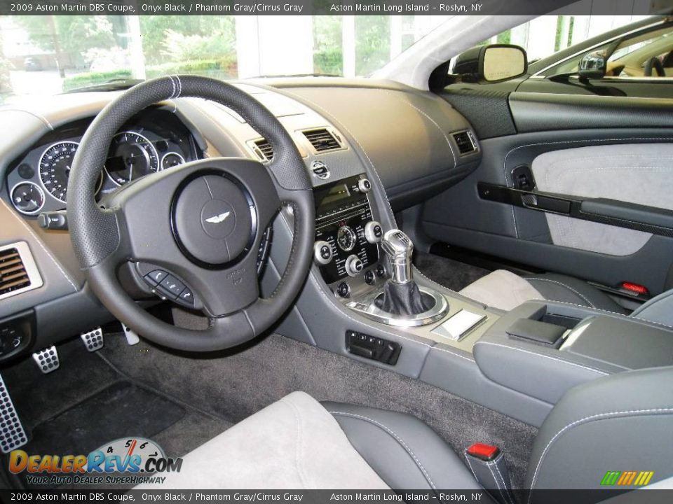 2009 Aston Martin DBS Coupe Onyx Black / Phantom Gray/Cirrus Gray Photo #6