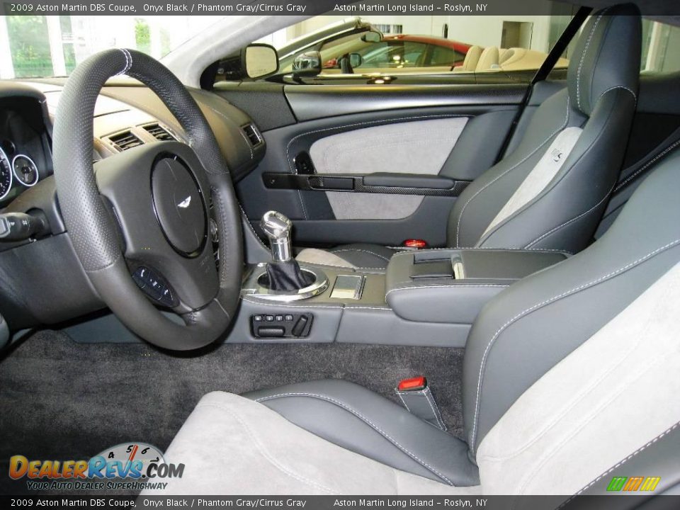 2009 Aston Martin DBS Coupe Onyx Black / Phantom Gray/Cirrus Gray Photo #7