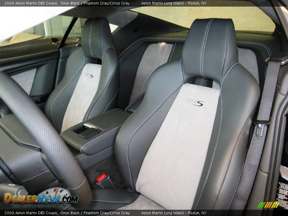 2009 Aston Martin DBS Coupe Onyx Black / Phantom Gray/Cirrus Gray Photo #8