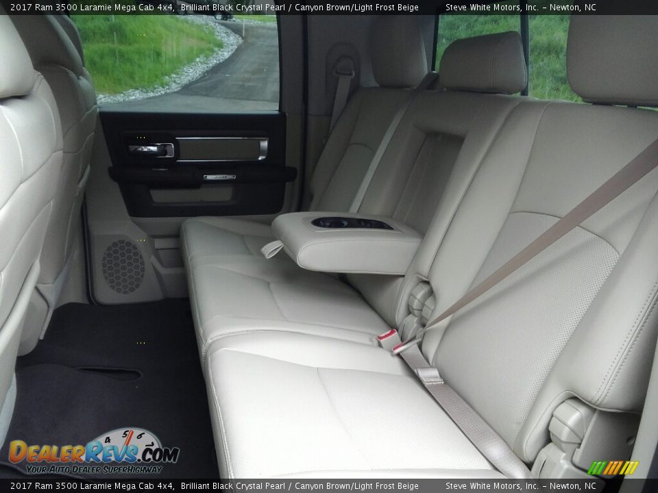 Rear Seat of 2017 Ram 3500 Laramie Mega Cab 4x4 Photo #34