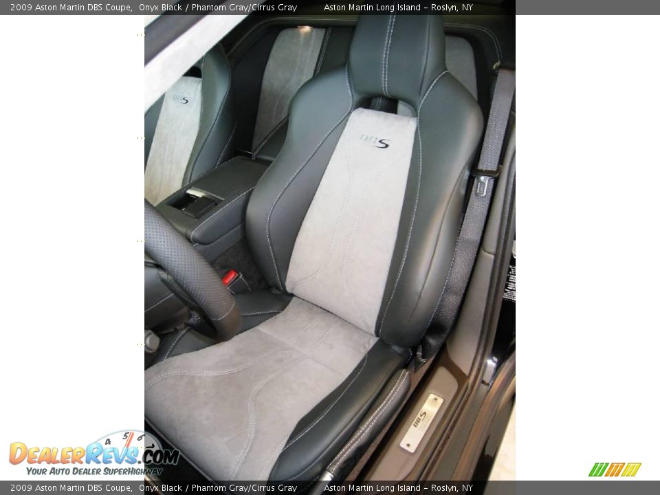 2009 Aston Martin DBS Coupe Onyx Black / Phantom Gray/Cirrus Gray Photo #9