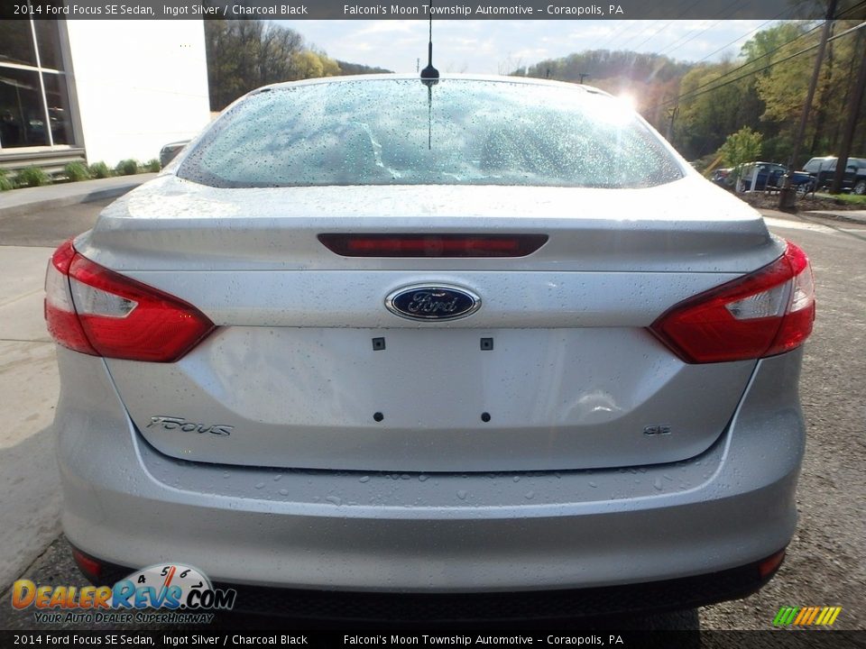2014 Ford Focus SE Sedan Ingot Silver / Charcoal Black Photo #3