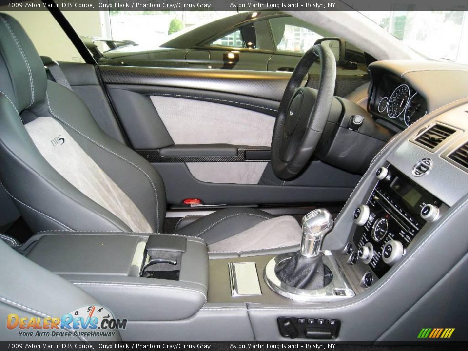 2009 Aston Martin DBS Coupe Onyx Black / Phantom Gray/Cirrus Gray Photo #12