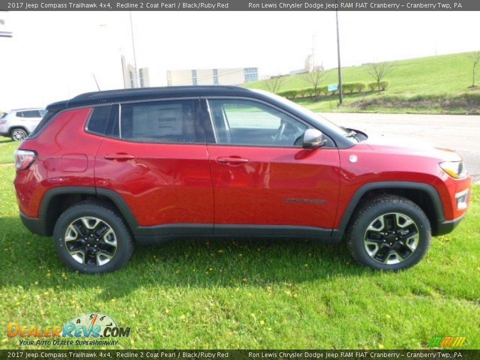 Redline 2 Coat Pearl 2017 Jeep Compass Trailhawk 4x4 Photo #7